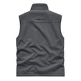thumbnail image 4 of Mens Vests Outerwear Windproof Lightweight Softshell Vests Sports Sleeveless Jacket for Golf Hiking Fishing Running, S, 4 of 8