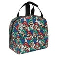 thumbnail image 2 of Saiise Mario Print Lunch Box for Men Women Adults Lunch Bag for Office Work Picnic - Reusable Portable Lunchbox, 2 of 8