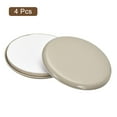 thumbnail image 3 of Uxcell Furniture Sliders Plastic Self-adhesive Round Sliding Pads for Carpeted Tile Vinyl Hardwood Floors 2 3/4" 4Pcs, 3 of 6