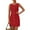 B224 Red womens summer dresses clearance under $5, variant on Cagogo Work Dresses for Women Summer Business Formal Short Dress Sleeveless Button Down Elegant Office Outfits