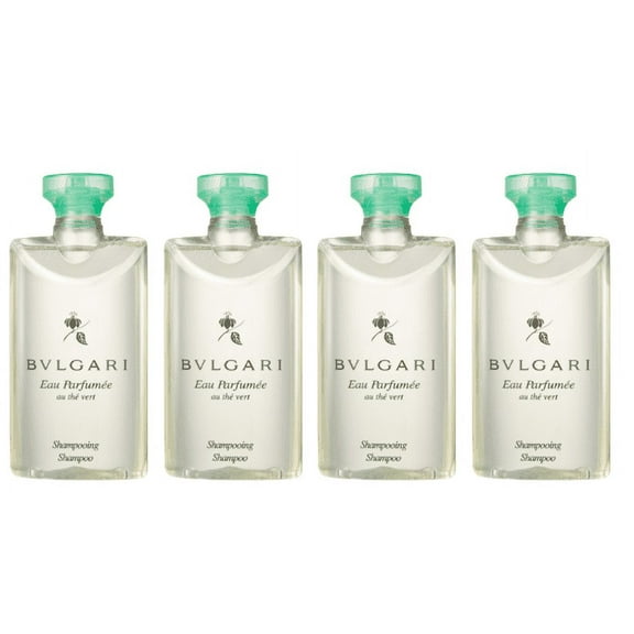Bvlgari au the vert Green Tea Shampoo lot of 4 each 2.5oz Total of 10oz