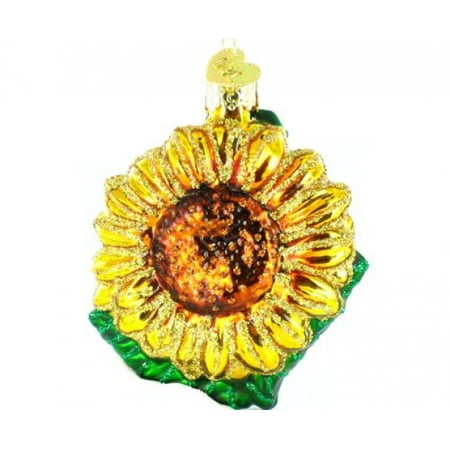 - Old World Christmas Garden Sunflower Glass Blown Ornament