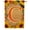 Letter C, variant on America Forever Sunflower Monogram House Flag Letter A 28 x 40 inches Double Sided, Summer Spring Floral Flower Sunflowers Seasonal Outdoor Decor, Holiday Outside Yard Decorations