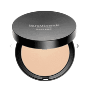 Angle View: bareMinerals BAREPRO Performance Wear Powder Foundation Sateen 05 - 0.34 oz 10g