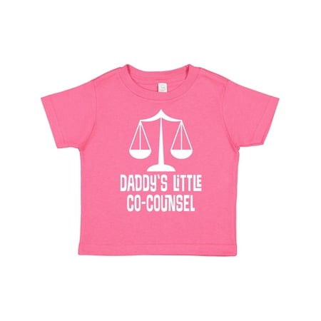 

Inktastic Lawyer Daddys Little Co Counsel Gift Toddler Boy or Toddler Girl T-Shirt