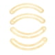 thumbnail image 4 of 4 unids Oro Curvado Bisagras Casas de madera Cajón de bisagra recurvado grande Bisagras decorativas for joyeros Cajas Muebles Accesorios 95 * 15mm, 4 of 6