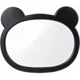 thumbnail image 1 of Baby Car Mirror, HD Shatterproof Seat Cute Bear Shape Rear Facing Accessory for Observe the Move, Universal Most Vehicle Headrests (Black) -, 1 of 6