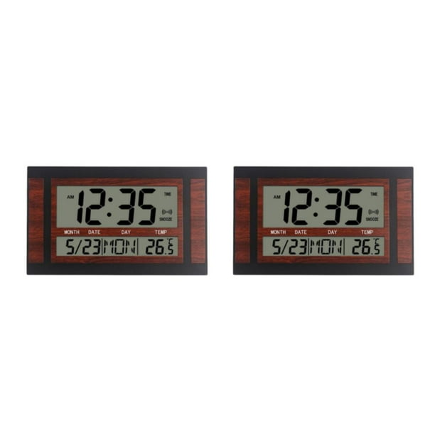 relayinert Elegant Digital Alarm Clock Nightstand Timer 1224H Timing