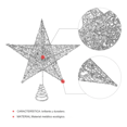 thumbnail image 3 of Punta De Estrella Para Árbol De Navidad,adorno Navideño 20cm Xtellar plata, 3 of 4