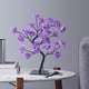 thumbnail image 4 of Lámpara de escritorio con 24 luces LED de rosas y flores, USB, para decoración del hogar y el dormitorio. Rosa purpura, 4 of 9