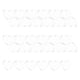 thumbnail image 5 of Sublimation Blank Heart Acrylic Heart Blanks for DIY Use 30Pcs Clear Discs, 5 of 5