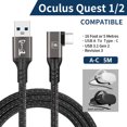thumbnail image 3 of Cable de datos PD100W Codo de 90 grados Cable de transferencia de datos de 5/10 Gbps para Oculus Quest 2 Tmvgtek Para estrenar, 3 of 9
