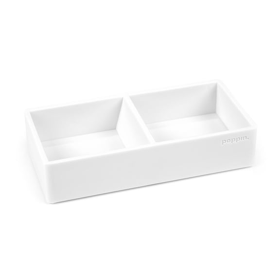 Poppin This and That Silicon Tray, White