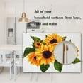 thumbnail image 5 of Placemats Set of 6 Sunflower Leaf Fabric Placemats 12x18 Inch Square Placemat for Kitchen Table Heat Resistant, Easy to Clean Table Placemats, 5 of 5