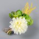 thumbnail image 2 of Broche de Flores Artificiales Ramillete de Margaritas Suculentas Decoración de Esmoquin de Vestidos de Novias Gloria Ramillete de flores de seda, 2 of 9