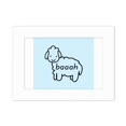thumbnail image 1 of Bleating Lovely Sheep Goat Photo Mount Frame Picture Art Painting Desktop 5x7 inch, 1 of 3