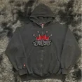 thumbnail image 1 of Pattern Jnco Chandails à Capuchon Femmes Y2k Chandail à Capuchon Rétro Polyvalent à Manches Longues Pull Ample Hip Hop Chandail en Molleton Broderie Harajuku, 1 of 6