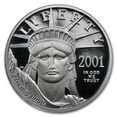 thumbnail image 2 of 2001-W 1/4 oz Proof American Platinum Eagle (w/Box & COA), 2 of 3