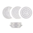 thumbnail image 1 of Bewildely 4PCS Calendario Colgante Placa Molde Silicona Giratorio Circular Calendario Hacer Molde Portátil No tóxico Artesanía Calendario Ornamento Artesanía No.2 Bewildely HA027010-02, 1 of 6