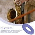 thumbnail image 3 of keepw Tenor Saxophone Mute Ring Dampener Professional Music Instrument Accessory Playing Tool Universal Decreasing Sound Sax Purple Purple, 3 of 6
