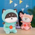 thumbnail image 1 of 2022 Cute Shiba Dog Plush Toy / Small Flower Husky Doll / Children's Birthday Gift / Christmas Gift zhangmengya LED, 1 of 2