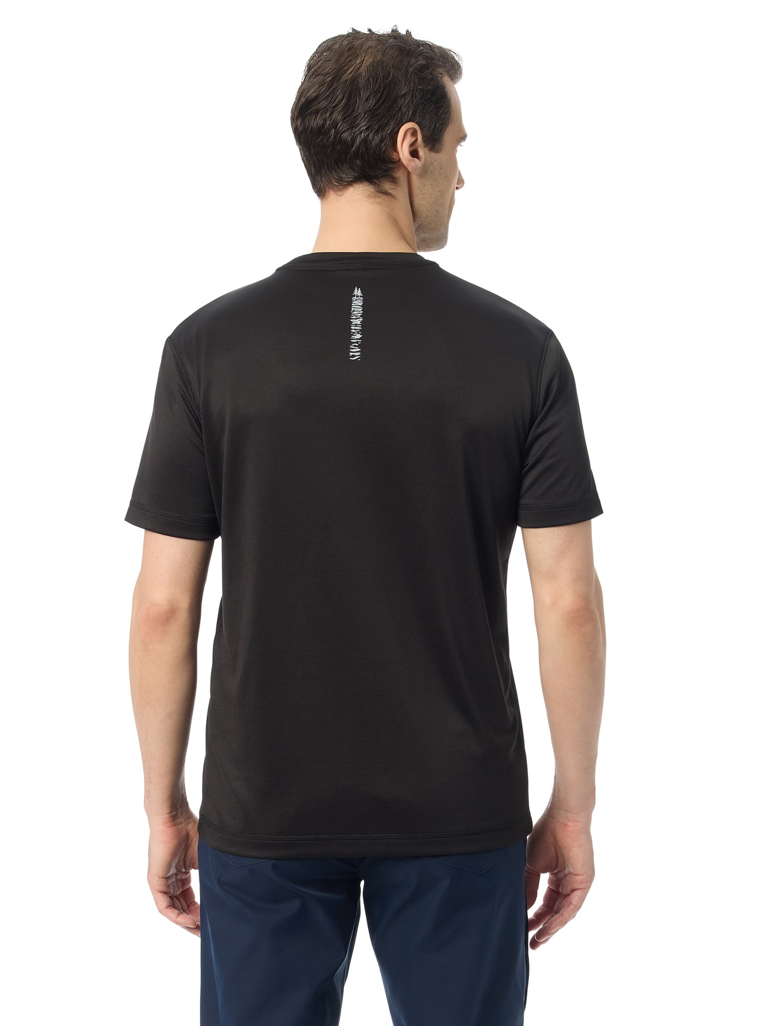 Bass & Co Men's & Big Men's Short Sleeve Hiker Tech Tee, Sizes S-XXXL
