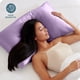 thumbnail image 2 of Juego de fundas de almohada de satén Bare Home lujo suaves transpirables cierre tipo sobre tamaño King 20 x 36 lavanda, 2 of 8