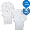 Fruit of the Loom Big Men's Tees, 10-Pack Your choice Crew or Vneck