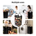 thumbnail image 6 of Bingfone Various Mushrooms Laundry Hamper,Large Canvas Fabric Lightweight Storage Basket Toy Organizer Dirty Clothes Collapsible, 6 of 6