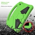 thumbnail image 7 of Dteck with Screen Protector Case for Samsung Galaxy Tab A9 Plus 11-inch X210 X215 X216 X218, Kids Friendly EVA Boy Girl Shockproof Kickstand Case Back Cover for Galaxy Tab A9+,Green, 7 of 7