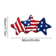 thumbnail image 3 of American Flag Door Mat Rug – Soft Faux Plush Indoor Outdoor Entryway Carpet, Independence Day Patriotic Decor for Bathroom, Kitchen, Coffee Table, Front Door, 27.5" x 17.7", 3 of 6