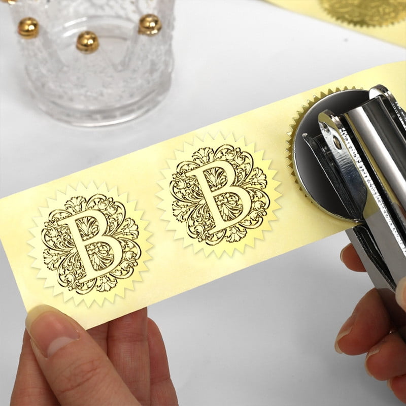 Baroque Style Personalized Book Embosser Stamp – Custom Embosser for Books, Library Stamp, From the Library Of, Book Accessories, Teacher Stamp, Gifts for Book Lovers, Bookish Embossing Stamp