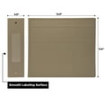 thumbnail image 3 of Carstens 4-Inch Heavy Duty 3-Ring Binder - Side Opening, Sand, 3 of 5