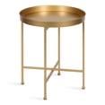 thumbnail image 1 of Kate and Laurel Celia Table d'Appoint Ronde Charmant, 18.25 x 18.25 x 22, Or, Table d'Accent Moderne Minimaliste pour Rangement et Présentation, 1 of 8