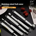 thumbnail image 4 of Stainless Steel Fruit Corer Tool, Bell Pepper Corer with Handle, Fruit Seed Corer Remover Fruit Vegetable Tools Pear Fruits Corer Easy Twist Fruits Tools Core Seed Remover G1J5, 4 of 9