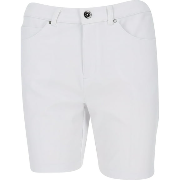 Greg Norman Lexi 7 Inch Stretch White Shorts Women M