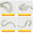 thumbnail image 5 of SUTENG 30 Pcs Clothes Hanger Connector Hooks, Outfit Hangers, Velvet Hanger Cascading Hooks, Hanger Extender Clips, Velvet Huggable Hangers Accessory, Heavy Duty Space Saving for Closet, 5 of 6