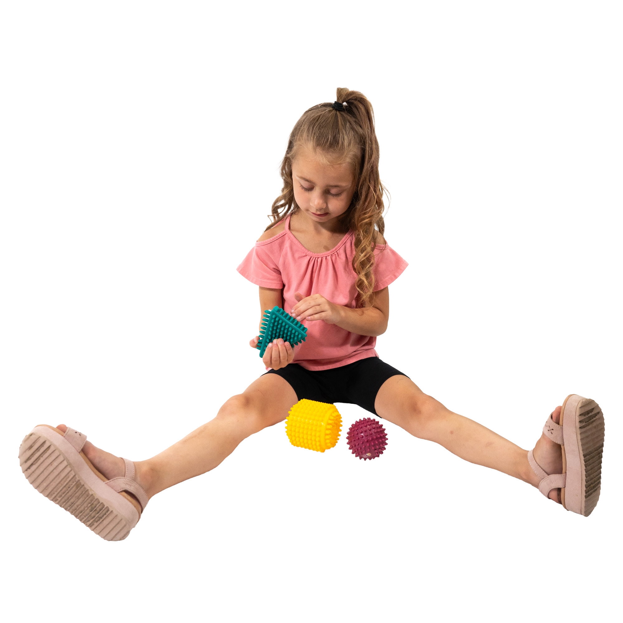 Hedstrom Sensory Shapes 6-Pack - Assorted Stimulating Shapes & Colors, Learning Toys, Develops Motor Skills & Coordination, Infants & Toddlers Ages 1+