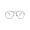 Black, variant on SA106 Classic Wire Rim Tear Drop Shape Pilot Clear Lens Eye Glasses Gold