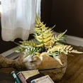 thumbnail image 5 of Artificial Fern Ball Faux Plant Fall Color, 5 of 7