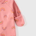 thumbnail image 6 of Splozh Newborn Going Home Outfit Boy Footed Sleeper Gown with Mitten Cuffs Cotton Baby Footed Print Infant Play for 0 6 Months Newborn Boy Rompers,Watermelon Red,3-6 Months, 6 of 6