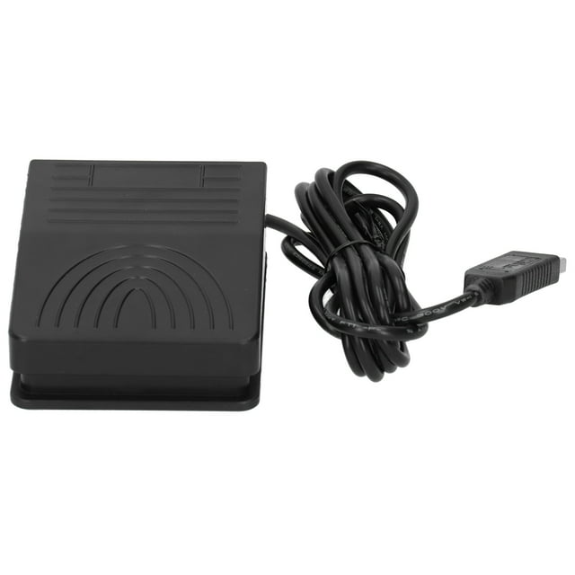 Foot Switch, Eco-friendly Easy To Connect Firm Durable ABS Portable Safe Professional USB Foot Pedal, For Computer Game Control