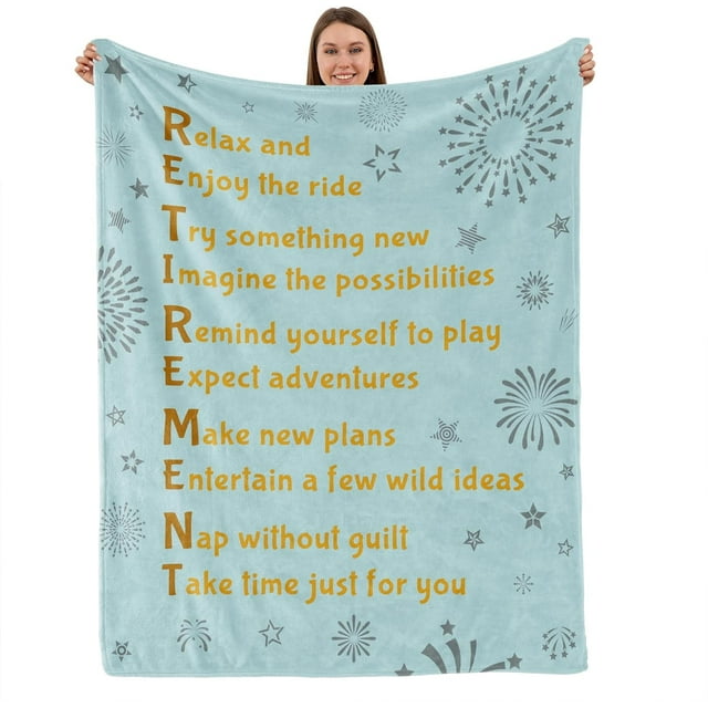 LHSHID Birthday Gifts for Grandma A Heartwarming Hug in a Blanket for Grandma Christmas Day Retirement Gifts for Grandma Blanket 50x60in