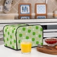 thumbnail image 6 of Balery St Patrick's Day11 Pattern Oven Cover Kitchen Bread Machine Protector, 4 Slice Toaster Cover for Home, Anti Dust Fingerprint Coaster Cover, 6 of 7