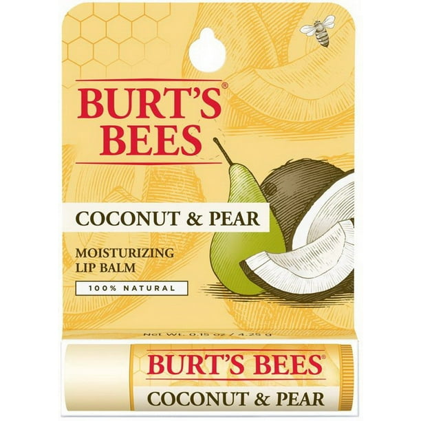 Burt's Bees 89619 Lip Balm Coconut And Pear Blister 48/0.15Oz - Walmart.com - Walmart.com Burt's Bees 89619 Lip Balm Coconut And Pear Blister 48/0.15Oz - Walmart.com - Walmart.com