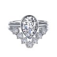 thumbnail image 4 of Lafonn Classic Sterling Silver Platinum Plated Lassire Simulated Diamond Ring (2.36 CTTW), 4 of 5