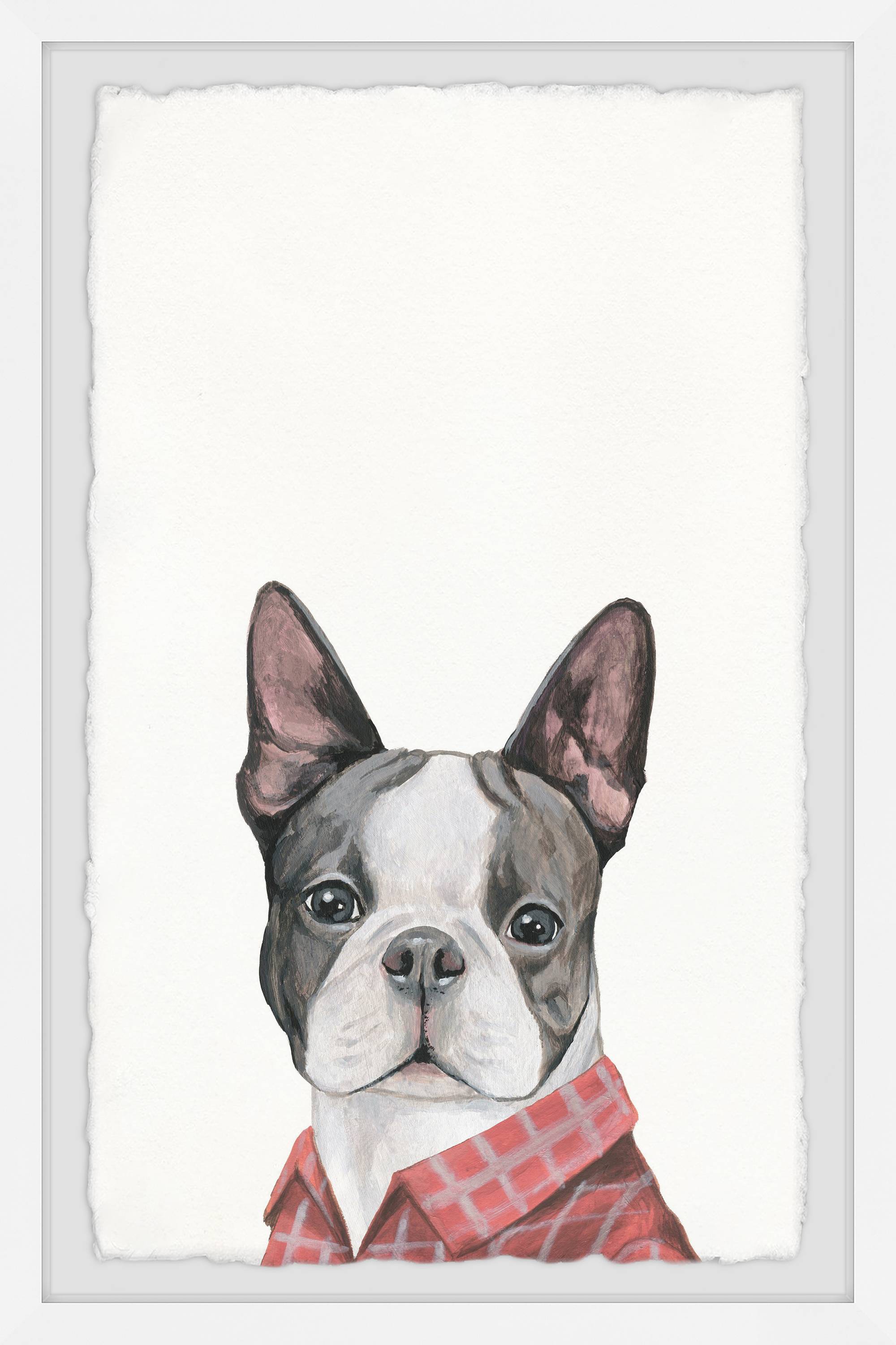 Marmont Hill "Peaceful Pup" Framed Painting Art Print, 16.00" x 1.50"