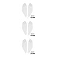 thumbnail image 2 of ZheElen Versatile Windscreen Plate Side Panel For All-Weather Protection High Performance Stability Transparent Color 3Set, 2 of 6