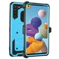 thumbnail image 1 of Mignova for Galaxy A21 Case with Built-in Screen Protector, [Heavy Duty Protection] Full-Body Rugged Shockproof Protective Cover with Kickstand for Samsung Galaxy A21 (6.5-inch) (Blue), 1 of 6