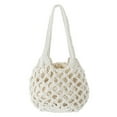 thumbnail image 1 of Sac à Bandoulière Tressé pour Femmes, Léger, Rétro, Seau Creux Tressé, Sac à Main avec Longue Poignée, 1 of 7
